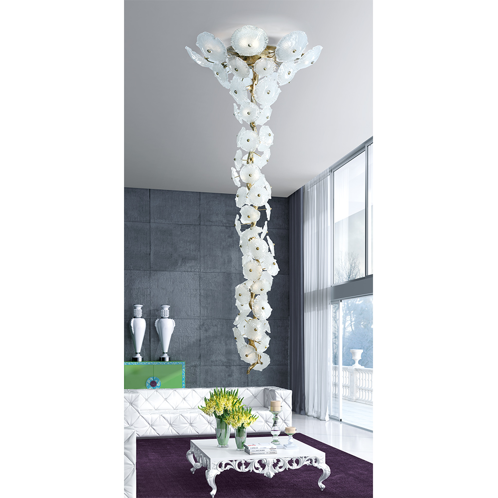 Chandelier Ambiance: Creating Drama on the Staircase